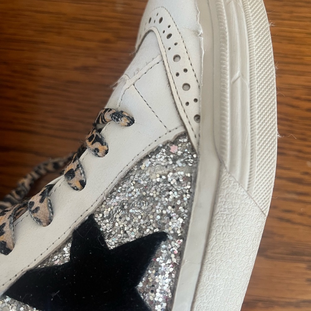Shu Shop High-Top Glitter Sneakers - Picture 6 of 11